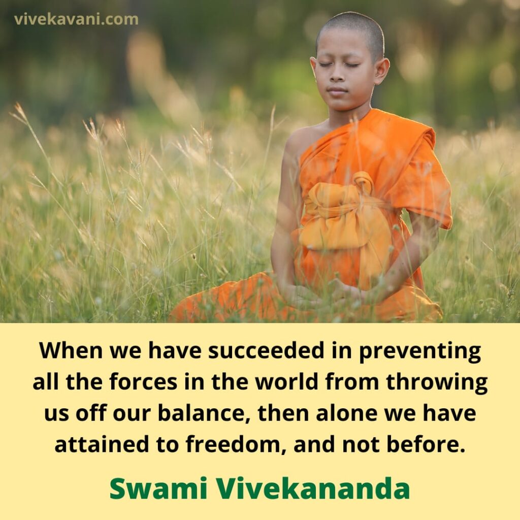 Swami Vivekananda on freedom