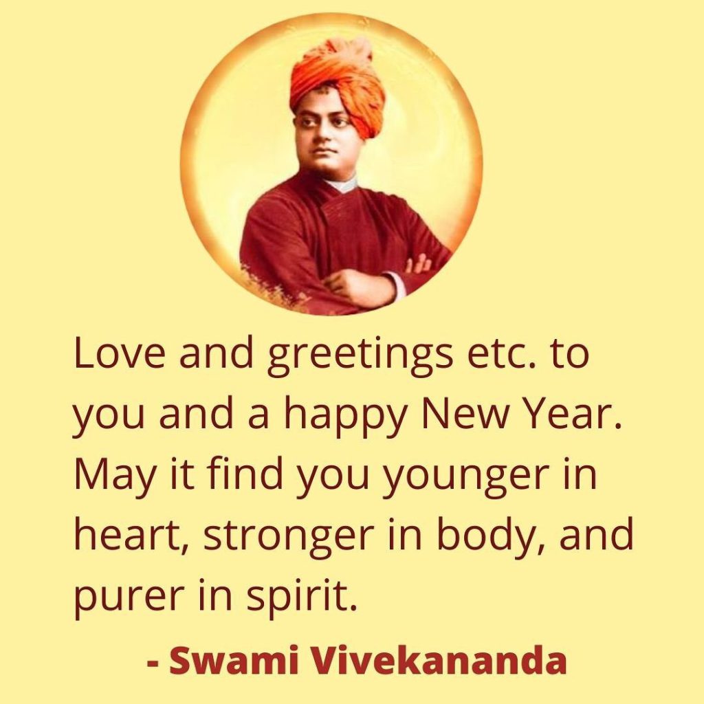 Swami Vivekananda New Year Wishes