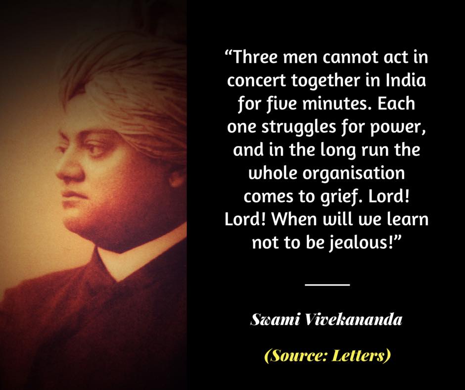 Swami Vivekananda on Jealousy