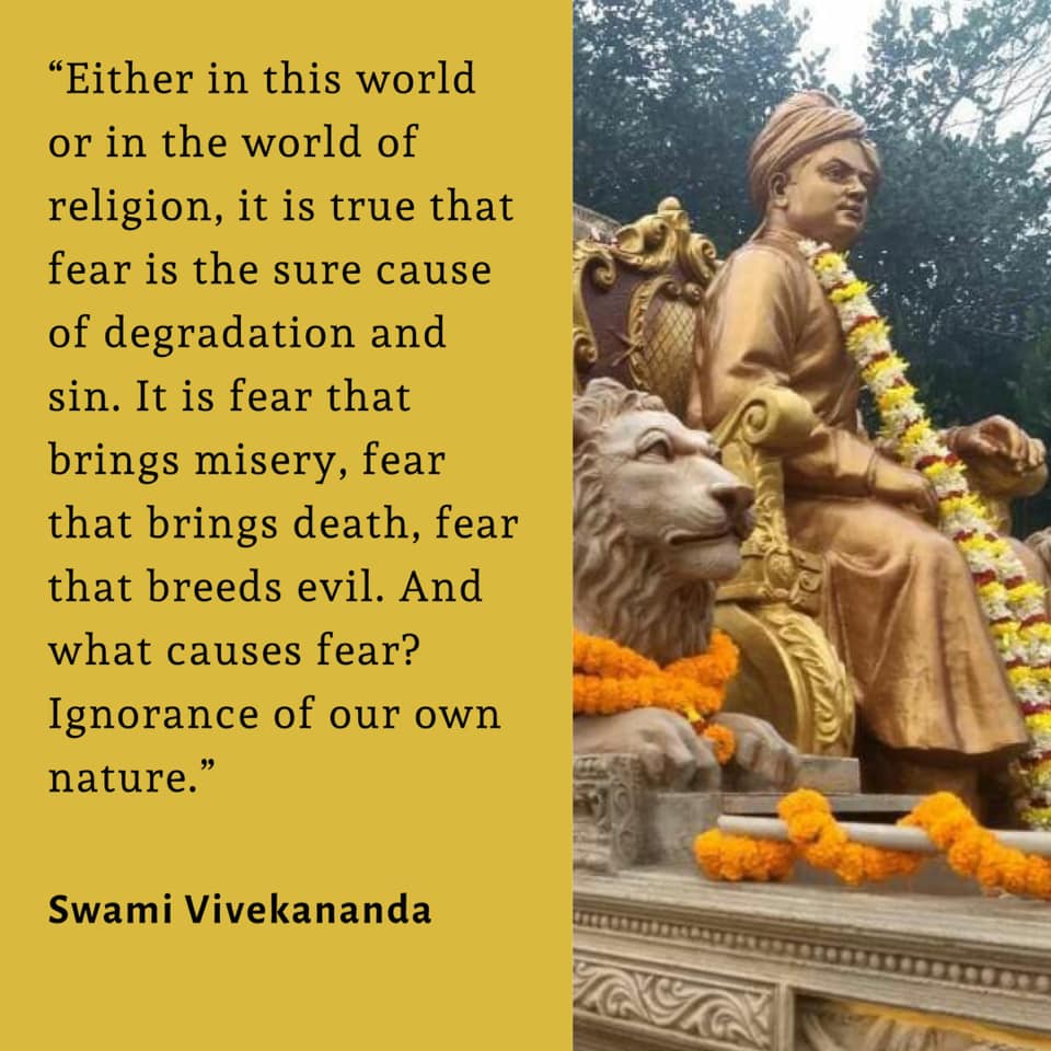 Swami Vivekananda's Quotes On Fear