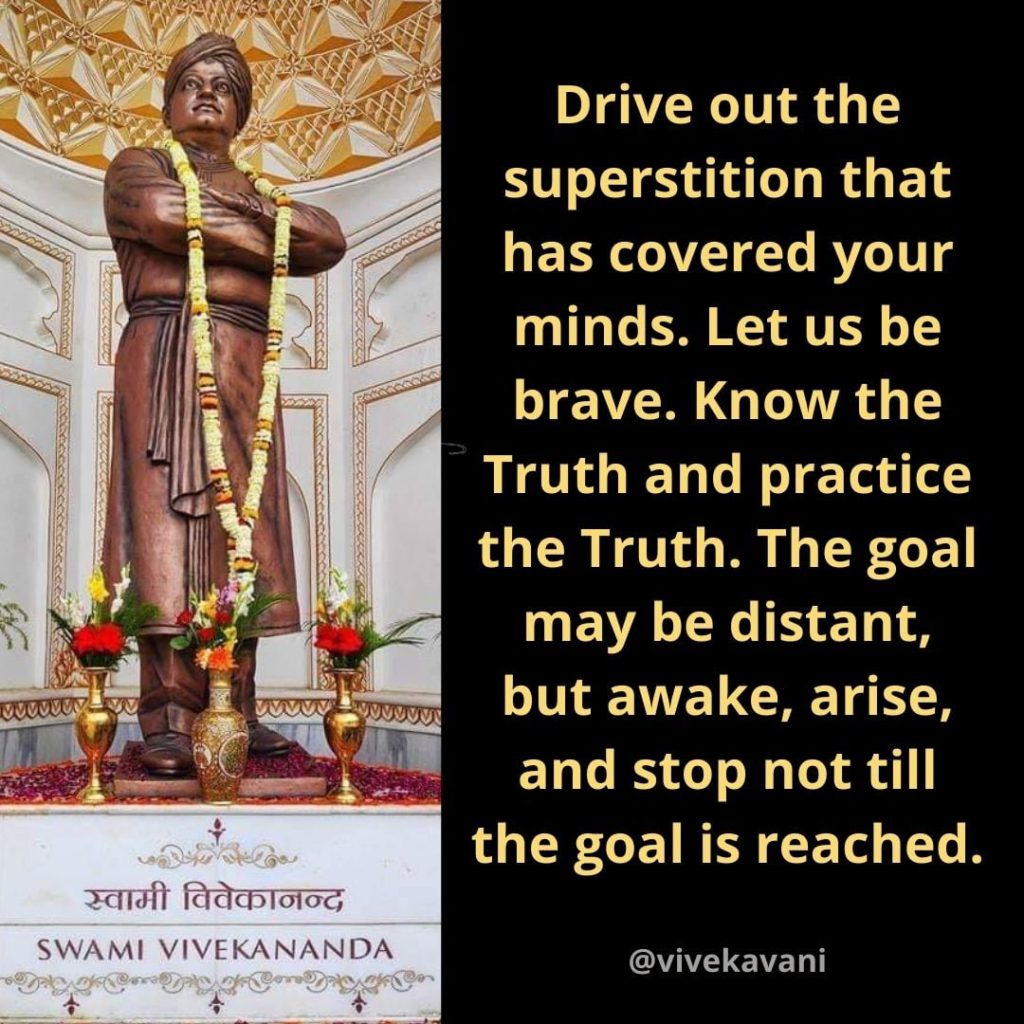 Swami Vivekananda's Quotes On Superstition