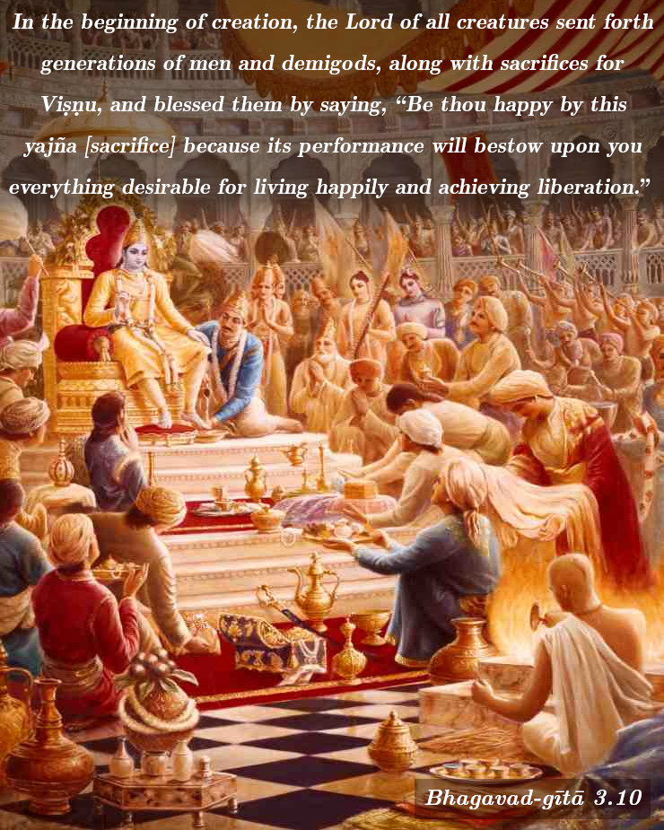 Bhagavad Gita Chapter 3 Verse 10