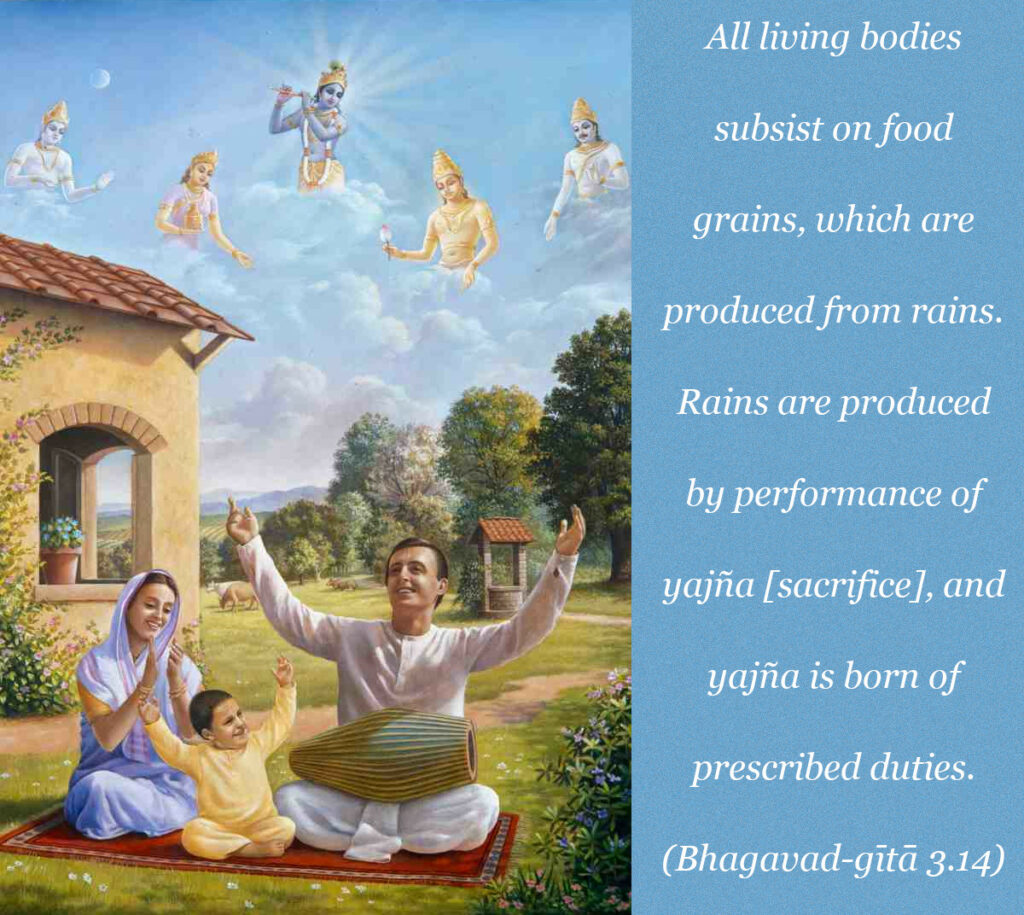 Bhagavad Gita Chapter 3 Verse 14