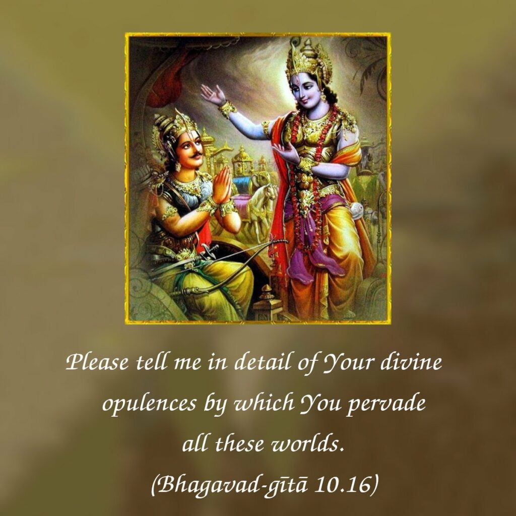 Bhagavad Gita Chapter 10 Verse 16