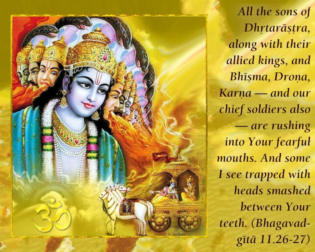 Bhagavad Gita Chapter 11 Verse 26-27