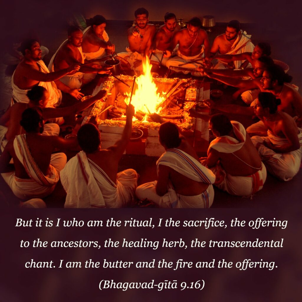 Bhagavad Gita Chapter 9 Verse 16