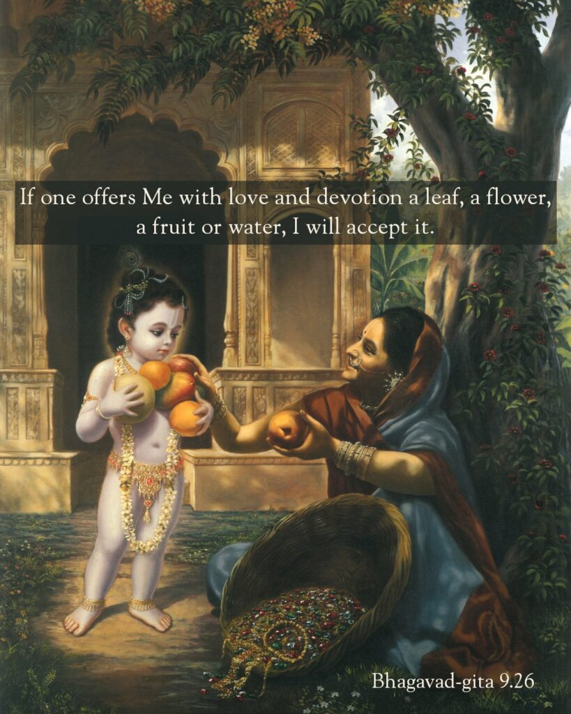 Bhagavad Gita Chapter 9 Verse 26