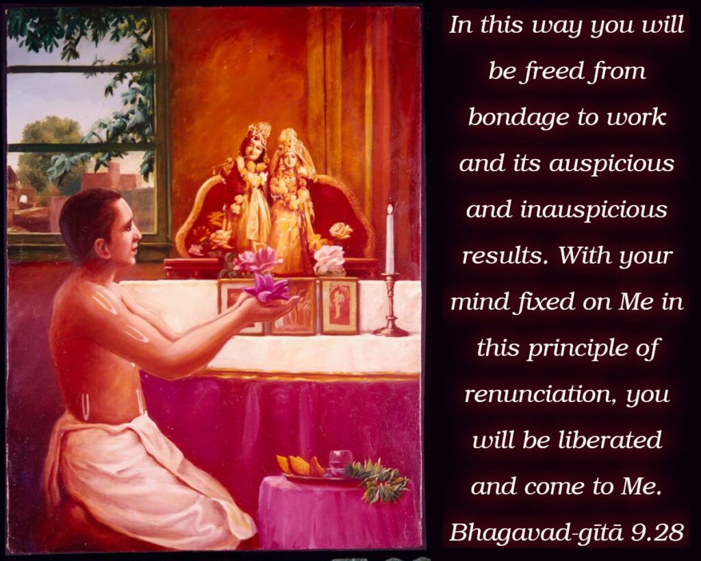 Bhagavad Gita Chapter 9 Verse 28