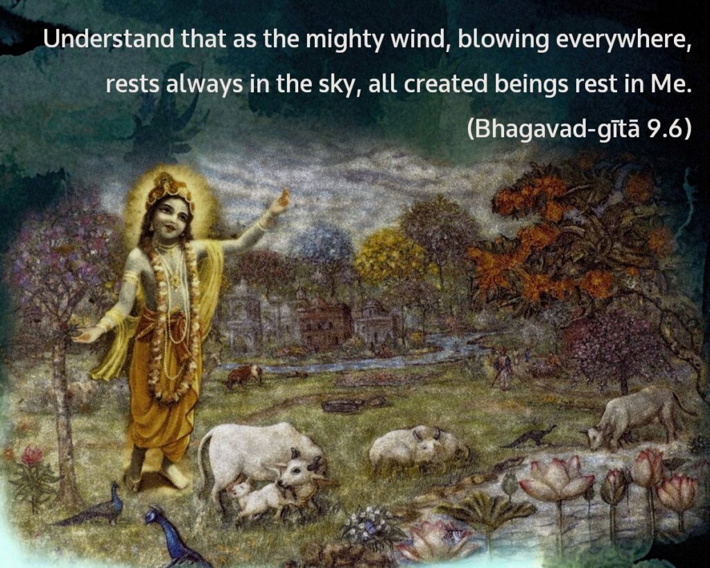 Bhagavad Gita Chapter 9 Verse 6