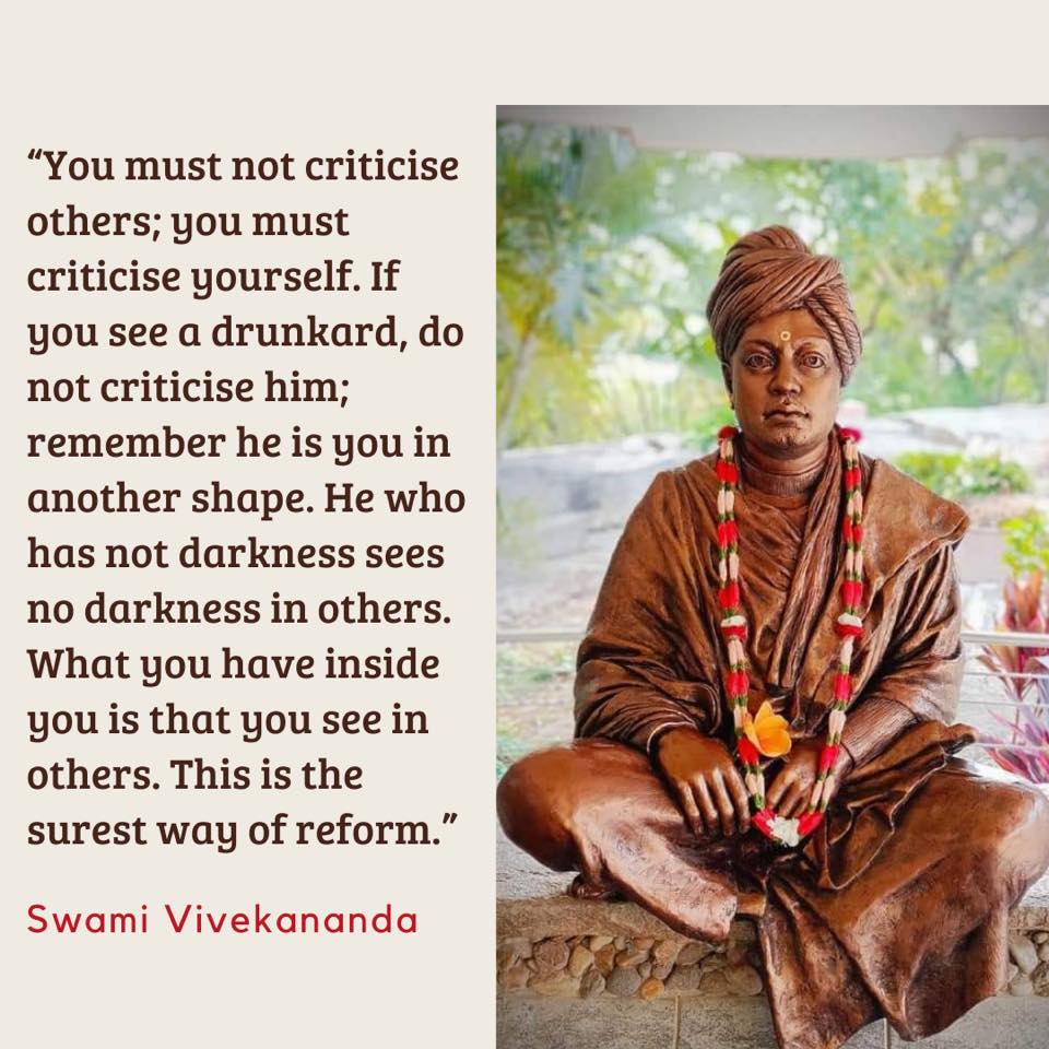 Swami Vivekananda on Criticism